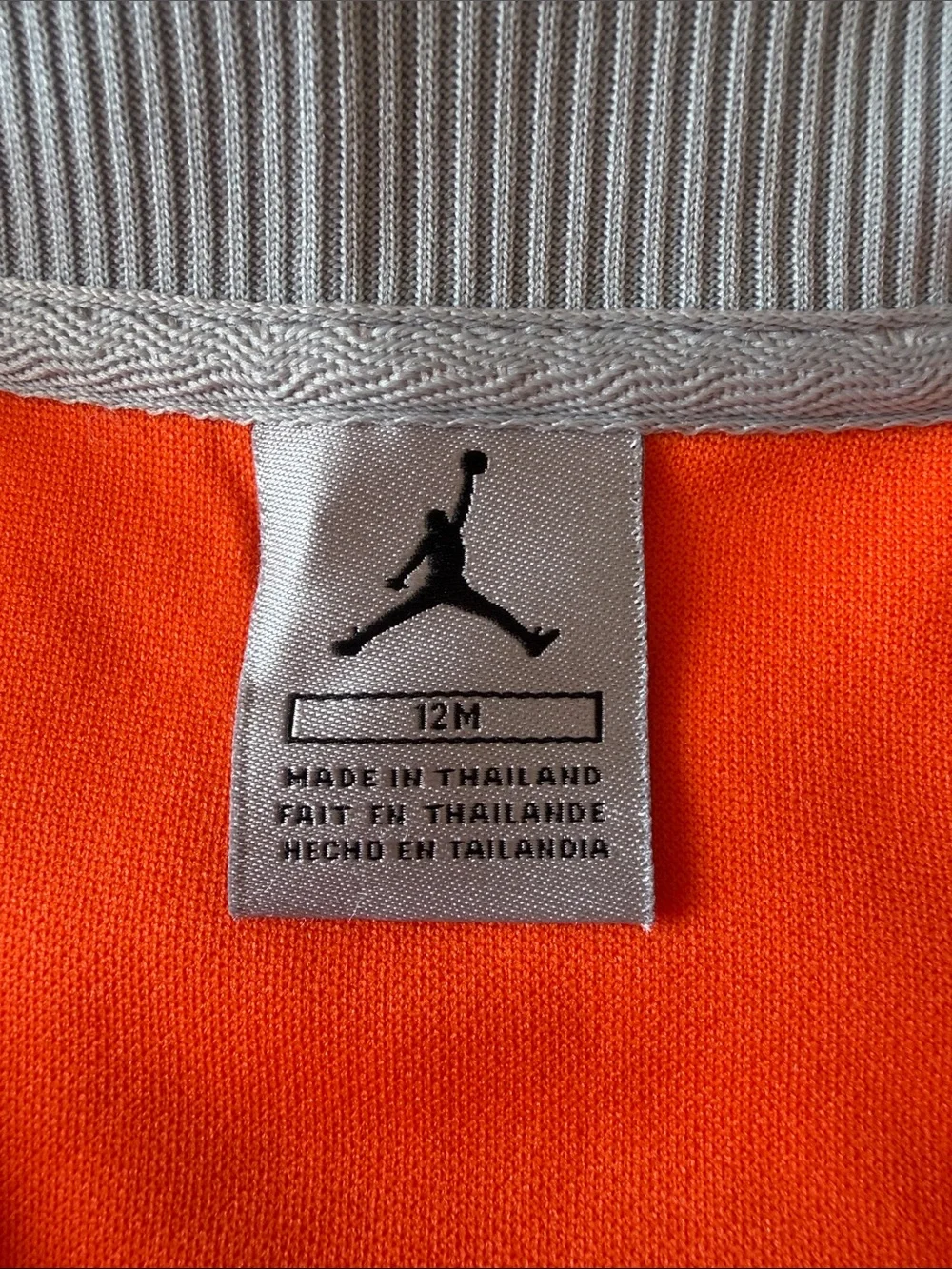 Jordan Kids Orange and Gray Swim Zip Jacket with Pants